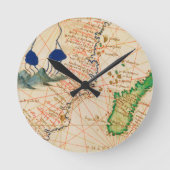 Madagaskar-kaart Ronde Klok (Voorkant)