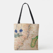 Madagaskar-kaart Tote Bag (Achterkant)