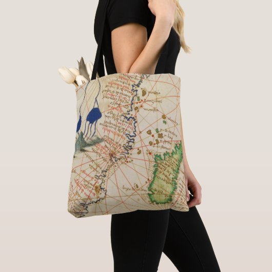 Madagaskar-kaart Tote Bag (Dichtbij)