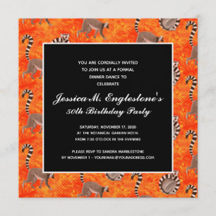 Madagaskar Lemur Natuur Lover Verjaardag Kaart