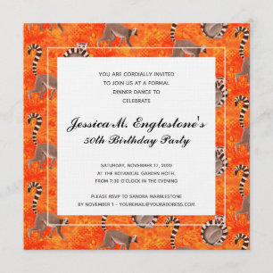 Madagaskar Lemur Natuur Lover Verjaardag Kaart