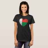  Madagaskar-Malagassische vlag - Pride Support Mal T-shirt (Voorkant volledig)