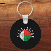 Madagaskar - Malagassische vlag Sleutelhanger (Voorkant)