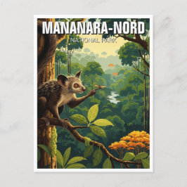 Madagaskar Mananara-Nord Nationaal Park Reizen Briefkaart