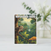 Madagaskar Mananara-Nord Nationaal Park Reizen Briefkaart (Staand voorkant)