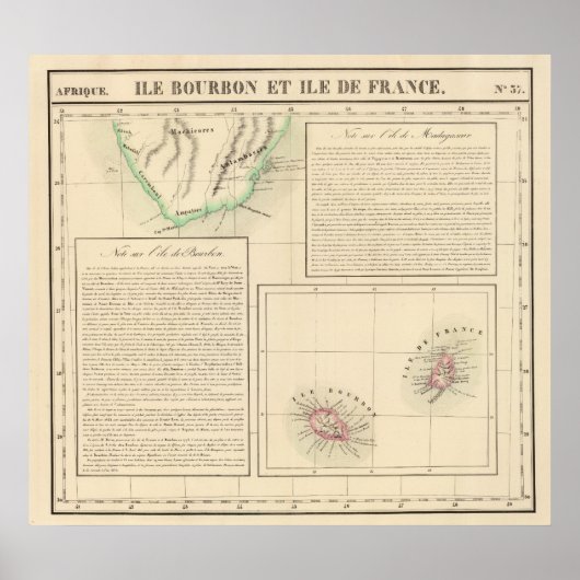 Madagaskar, Mauritius 57 Poster (Voorkant)