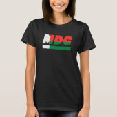 Madagaskar MDG Madagasikara Outfit met vlag T-shirt (Voorkant)