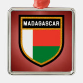 Madagaskar Metalen Ornament (Voorkant)