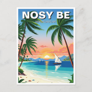 Madagaskar Nosy Be Travel Briefkaart