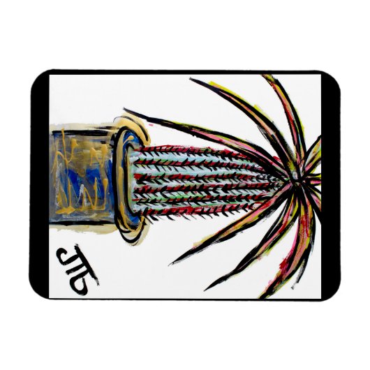 "Madagaskar-palm" Magneet (Horizontaal)