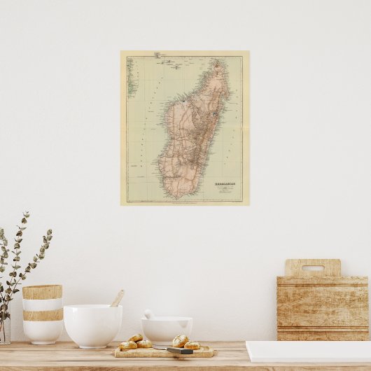 Madagaskar Poster (Keuken)
