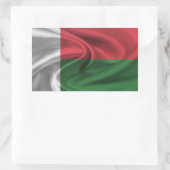 Madagaskar Rechthoekige Sticker (Tas)