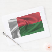 Madagaskar Rechthoekige Sticker (Envelop)