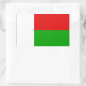 Madagaskar Rechthoekige Sticker (Tas)
