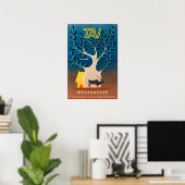 Madagaskar Reisposter Afrika Kunst Afrikaanse Prin Poster (Thuiskantoor)