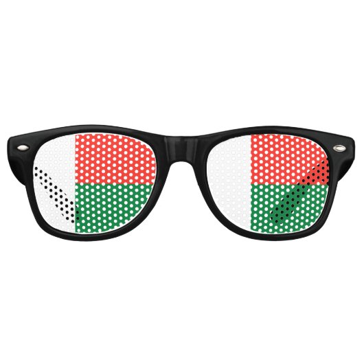 Madagaskar Retro Zonnebril (Voorkant)