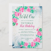 Madagaskar Roze Periwinkle Bloemen Verjaardag Kaart (Voorkant)