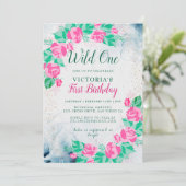 Madagaskar Roze Periwinkle Bloemen Verjaardag Kaart (Staand voorkant)