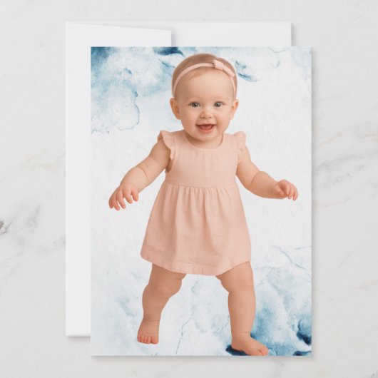 Madagaskar Roze Periwinkle Bloemen Verjaardag Kaart (Achterkant)