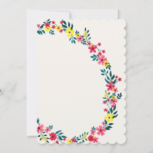 Madagaskar Roze Periwinkle Flowers Vrijgezellenfee Kaart (Achterkant)