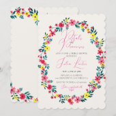 Madagaskar Roze Periwinkle Flowers Vrijgezellenfee Kaart (Voorkant / Achterkant)