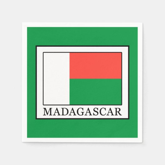 Madagaskar Servet (Voorkant)