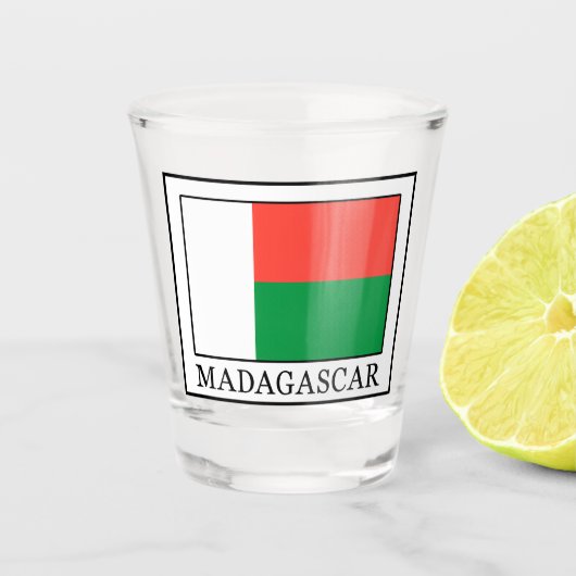 Madagaskar Shot Glas (Voorkant)