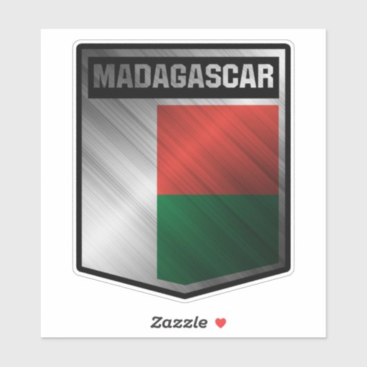 Madagaskar Sticker (Vel)