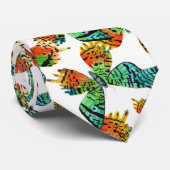 Madagaskar Sunset Moth (Urania ripheus) 4. Stropdas (Opgerold)