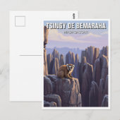 Madagaskar Tsingy de Bemaraha Nationaal Park Reize Briefkaart (Voorkant / Achterkant)