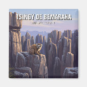 Madagaskar Tsingy de Bemaraha Nationaal Park Reize Magneet (Voorkant)