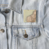 Madagaskar Vierkante Button 5,1 Cm (In situ)