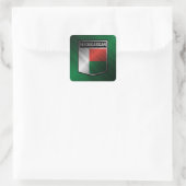 Madagaskar Vierkante Sticker (Tas)