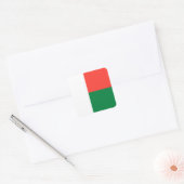 Madagaskar Vierkante Sticker (Envelop)
