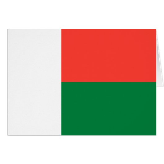 Madagaskar Vlag (Voorkant Horizontaal)