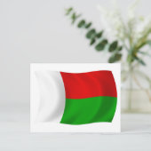 Madagaskar Vlag Ansichtkaart Briefkaart (Staand voorkant)
