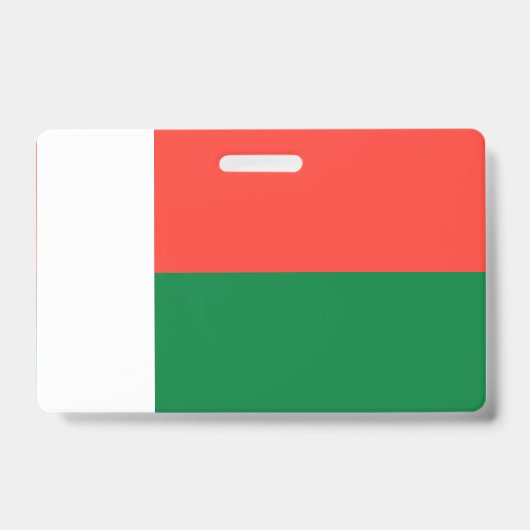 Madagaskar-vlag Badge (Voorzijde)