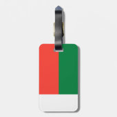 Madagaskar-vlag Bagagelabel (Achterkant verticaal)