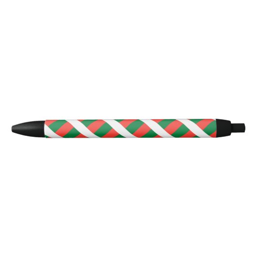 Madagaskar Vlag balpen Zwarte Inkt Pen (Voorkant)