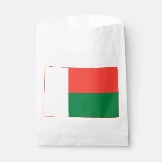 Madagaskar Vlag Bedankzakje (Voorkant)