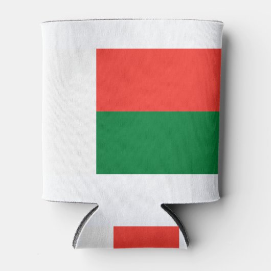 Madagaskar Vlag Blikjeskoeler (Voorkant)