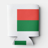 Madagaskar Vlag Blikjeskoeler (Achterkant)