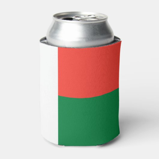Madagaskar-vlag Blikjeskoeler (Blikje Voorkant)