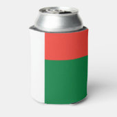 Madagaskar-vlag Blikjeskoeler (Blikje Achterkant)