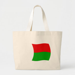 Madagaskar Vlag Boodschappentas Grote Tote Bag