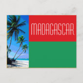Madagaskar-vlag Briefkaart (Voorkant)