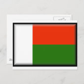 Madagaskar-vlag Briefkaart (Voorkant / Achterkant)