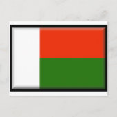 Madagaskar-vlag Briefkaart (Voorkant)