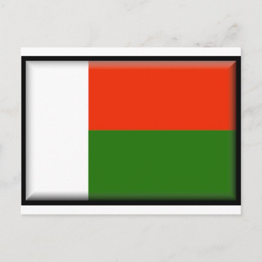 Madagaskar-vlag Briefkaart (Voorkant)