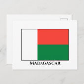 Madagaskar-vlag Briefkaart (Voorkant / Achterkant)